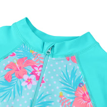 Load image into Gallery viewer, BAOHULU UPF50+ Long Sleeve Flower Baby Girl Swimwear One Piece Children Swimwear Toddler Infant Bathing Suit for Girls Boy Kids 5