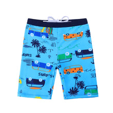 Load image into Gallery viewer, BAOHULU Boys Swimsuit Set Two Pieces UPF50+ UV Sun Protective Swimwear Cartoon Print Bathing Suit Summer Beachwear 4