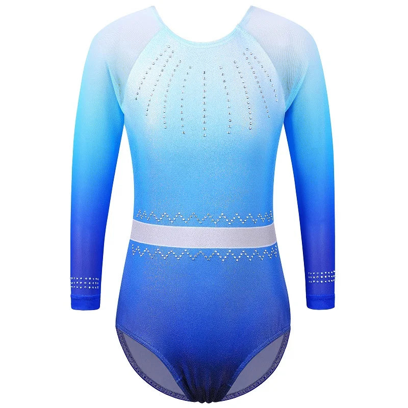 BAOHULU Long Sleeve Leotard for Girls Black Dance Clothes Kids Gymnastics Leotard Ballerina Practice Outfit Performance Costumes 11