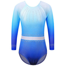 Load image into Gallery viewer, BAOHULU Long Sleeve Leotard for Girls Black Dance Clothes Kids Gymnastics Leotard Ballerina Practice Outfit Performance Costumes 11