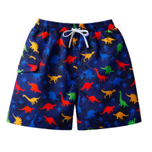 Load image into Gallery viewer, BAOHULU Kids Swimsuit Teens Swim Shorts Cartoon Print Swimming Trunks Boys Summer Swimwear Beach Shorts Surfing Suit 1