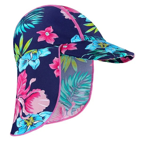 BAOHULU Infantil Swimming Caps 2021 Summer Print Swim Sun Hats Beach Caps Kids Hats for Boys Girls 6 Months-6 years Children 15