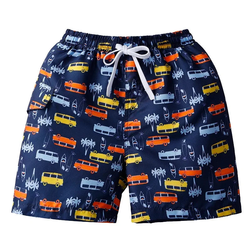 BAOHULU Kids Swimsuit Teens Swim Shorts Cartoon Print Swimming Trunks Boys Summer Swimwear Beach Shorts Surfing Suit 15