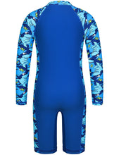 Load image into Gallery viewer, BAOHULU Long Sleeve Kids Swimsuit with Pants Children Swimwear UPF50+ Sun Protective Rash Guard Surfing Suit Summer Bathing Suit 2