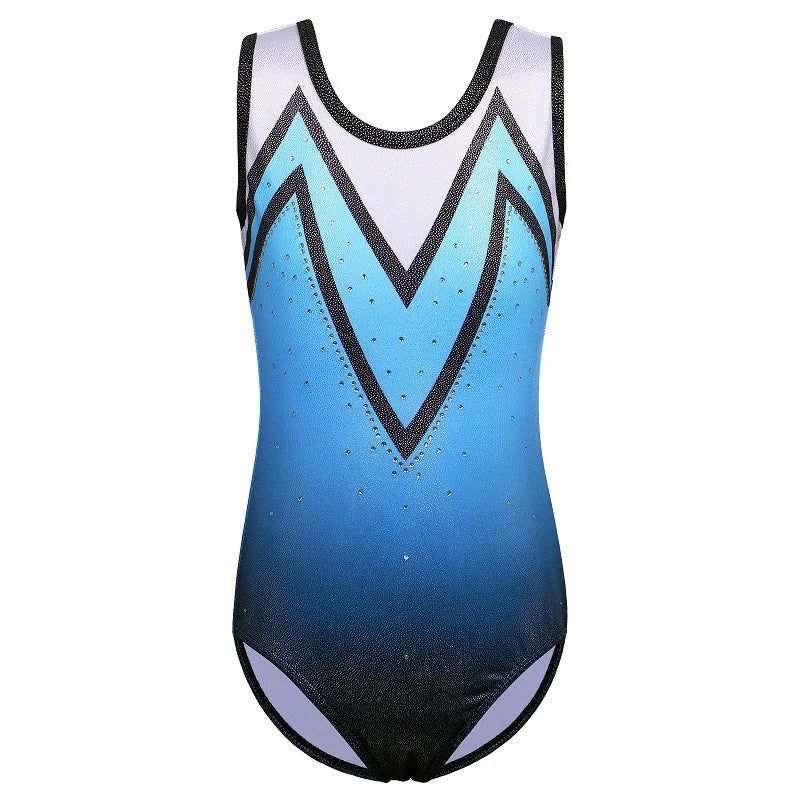 BAOHULU Teens Sleeveless Ballet Leotard One Piece DarkBlue Gymnastics Jumpsuit Ballerina Dance Bodysuit Performance Costume 7