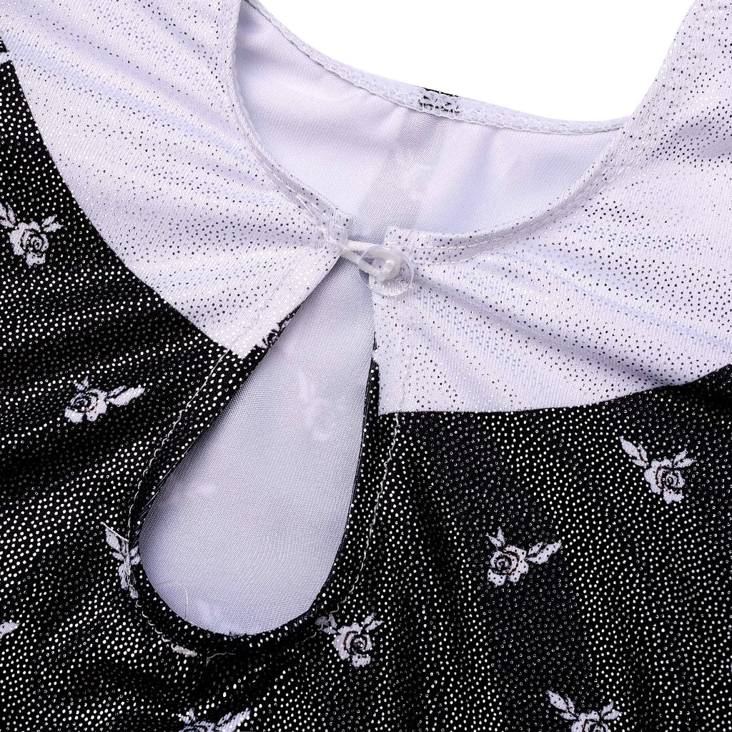 BAOHULU Long Sleeve Leotard for Girls Black Dance Clothes Kids Gymnastics Leotard Ballerina Practice Outfit Performance Costumes 3