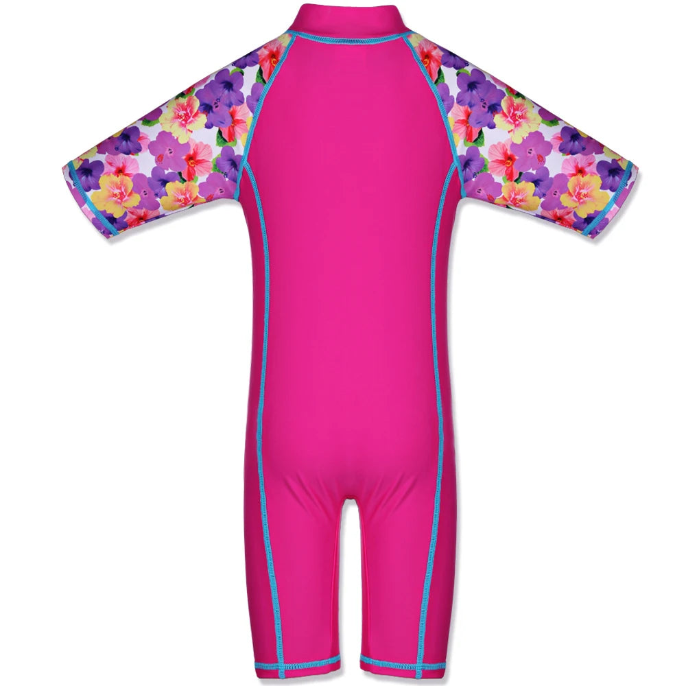 BAOHULU Kids Print One Piece Swimsuit Girls Boys Children's Swimwear UPF50+ Bathing Swimming Suits for 3-10Y Beachwear 3