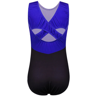 BAOHULU Diamond Gymnastics Leotard for Girls Gradient Bodysuit Sleeveless Performance Clothes Practice Outfit Ballet Costumes 2