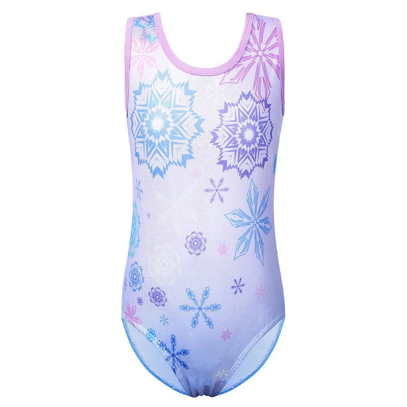 BAOHULU Toddler Girls Leotards for Gymnastics Ballet Sleeveless Mesh Sequins Dance Leotard Tank Kids Athlete Sports Bodysuit 10