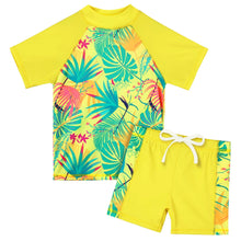 Load image into Gallery viewer, BAOHULU Kids Swimsuit UPF 50+ UV Sun Protective Rash Guard Two Pieces Set Beach Wear Summer Water Sport Wear Surfing Suit 1