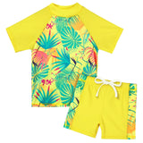 Kids Swimsuit UPF 50+ UV Sun Protective Rash Guard Two Pieces Set Beach Wear Summer Water Sport Wear Surfing Suit