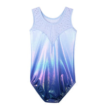 Load image into Gallery viewer, BAOHULU Toddler Girls Leotards for Gymnastics Ballet Sleeveless Mesh Sequins Dance Leotard Tank Kids Athlete Sports Bodysuit 3