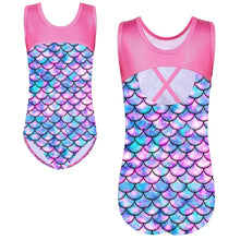 Load image into Gallery viewer, BAOHULU Girls Gradient Gymnastics Ballet Leotard Sleeveless Performance Clothes Practice Outfit Sparkle Diamond Ballet Costumes 9