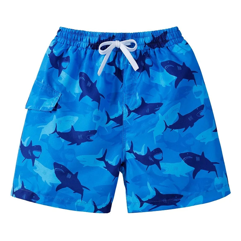 BAOHULU Kids Swimsuit Teens Swim Shorts Cartoon Print Swimming Trunks Boys Summer Swimwear Beach Shorts Surfing Suit 9