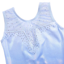 Load image into Gallery viewer, BAOHULU Toddler Girls Leotards for Gymnastics Ballet Sleeveless Mesh Sequins Dance Leotard Tank Kids Athlete Sports Bodysuit 4